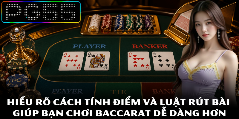 Baccarat Là Gì? Tìm Hiểu Chi Tiết Cách Chơi Ngay Tại PG55 3 Hiểu rõ cách tính điểm và luật rút bài giúp bạn chơi baccarat dễ dàng hơn