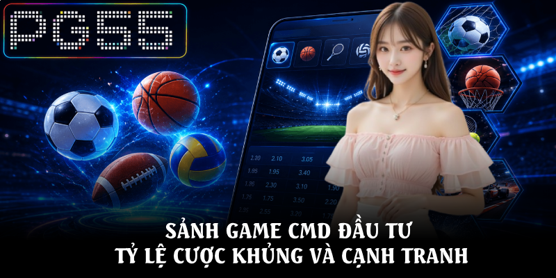 Thể Thao PG55 – Cá Cược Chuyên Nghiệp, Đa Dạng Bộ Môn 3 Sảnh game CMD đầu tư tỷ lệ cược khủng và cạnh tranh